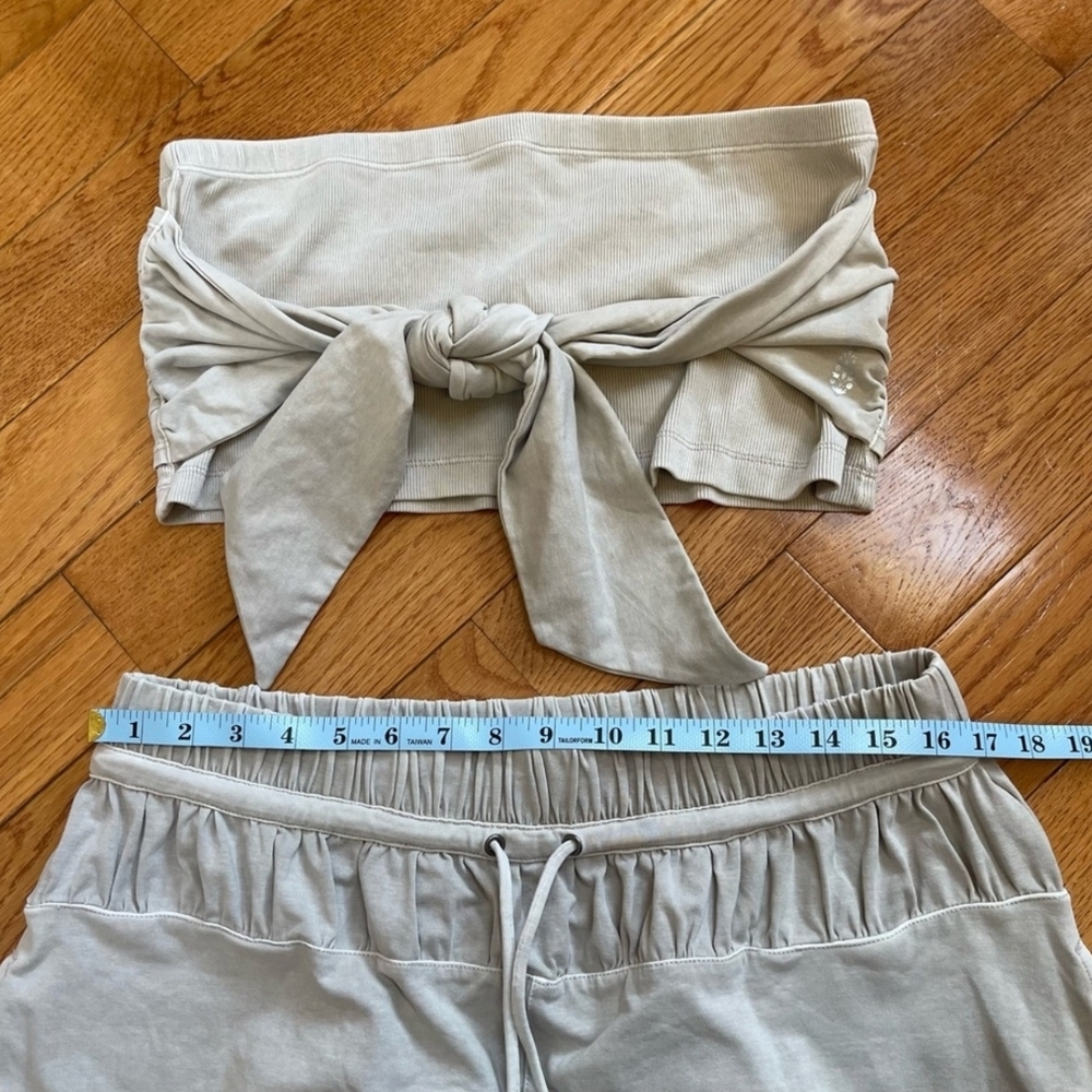 FP Movement By Free People Swish Set Harem Pants & Bandeau Top - Sz Large! - Picture 8 of 16